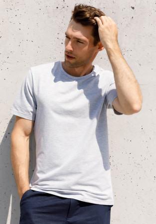 Футболка чоловіча basic сірий меланж